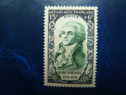 CX3 - France - YT 871 - Robespierre - 1950 - MNH Mais Petites Traces D'adhérences Noire (album) - Nuovi