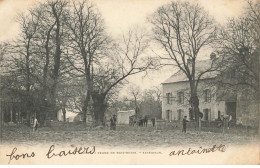 78 MAULE #24016 FERME DE BOIS HENRI EXTERIEUR ATTELAGE CHARRETTE PAYSANS FERMIER - Maule