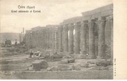 EGYPTE #28662 LE CAIRE CAIRO GREAT COLONNADE AT KARNAK - Kairo