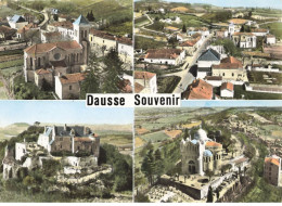 47 DAUSSE #27616 EGLISE ET VUE GENERALE AERIENNE CHATEAU PUYCALVARY - Other & Unclassified