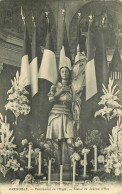 38 GRENOBLE. Statue Jeanne D'Arc Au Pensionnat De L'Aigle Carte Devenue Assez Rare... - Grenoble