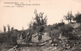 CPA - Colonne Des ZAËRS 1910 - Passage D'un Col Par L'Artillerie - Edition P.Grébert - Other & Unclassified