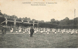 95 LUZARCHES  #AS29943 4E FETE CANTONALE 15 SEPTEMBRE 1912 MOUVEMENTS D ENSEMBLE - Luzarches