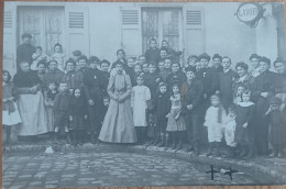 LA REINE DU LAVOIR  MAGASIN DEVANTURE CARTE PHOTO MÉTIERS - Photos