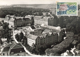 88 VITTEL #27577 LES GRANDS HOTELS VUE AERIENNE CARTE MAXIMUM - Contrexeville