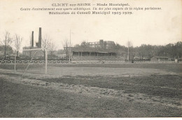 92 CLICHY #28242 STADE MUNICIPAL TERRAIN FOOT FOOTBALL - Clichy