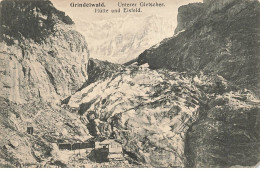 SUISSE BERNE #28900 GRINDELWALD UNTERER GLETSCHER HUTTE UND EISFELD - Bern