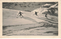 SUISSE #32118 WENGEM SKISPORT CHRISTIANIA QUERSPRUNG TELEMARK - Port