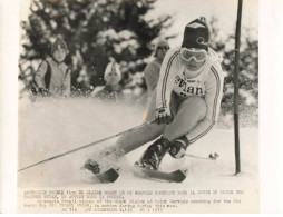 74 CHAMONIX SAINT GERVAIS SKI ALPIN #PP1114 ANNEMARIE PROELL COUPE DU MONDE TROPHEE EVIAN - Sonstige & Ohne Zuordnung