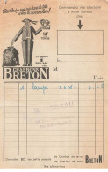 75 PARIS #FAC1110 CHARBONS BRETON CHARBON TERRE BOIS ALLUME FEU - 1900 – 1949
