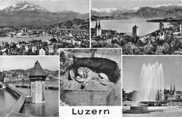 SUISSE LU LUCERNE #29034 LUZERN VUES MULTIPLES - Lucerna