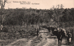 CPA - Colonne Des ZAËRS 1910 - Dans La Forêt Le Convoi - Edition P.Grébert - Autres & Non Classés