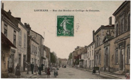 71. LOUHANS. Rue Des Bordes Et Collège De Garçons - Louhans