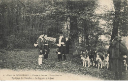 60 COMPIEGNE #31944 FORET CHASSE A COURRE VIEUX MOULIN CHEZELLE CHIEN MEUTE - Compiegne