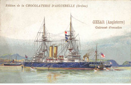 CHROMO #CL30997 CHOCOLATERIE D AIGUEBELLE COESAR ANGLETERRE CUIRASSE D ESCADRE BATEAU - Aiguebelle