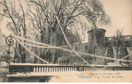 11 NARBONNE #MK34705 LE CYCLONE DU 20 DECEMBRE1920 LA TERRASSE DU MUSEE - Narbonne