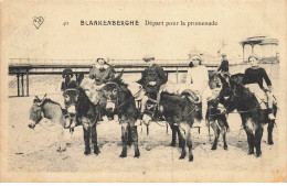 BELGIQUE #MK35771 BLANKENBERGHE DEPART POUR LA PROMENADE ANES - Blankenberge