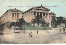 GRECE #FG36476 ATHENES BIBLIOTHEQUE NATIONALE ET TRAMWAY - Greece