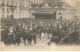 75007 PARIS #32614 ROI ET REINE D ITALIE ITALIA CUIRASSIERS QUITTENT LA GARE - Paris (07)