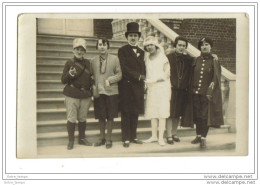 Carte Photo Berck Hopital Menard Fete Costume Déguisement - Berck