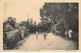 PETANQUE #MK34329 BALLAN . LES TOURISTES JEUX DE BOULES - Petanca