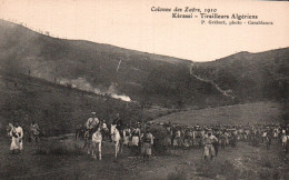 CPA - Colonne Des ZAËRS 1910 - Kèrassi - Tirailleurs Algériens - Edition P.Grébert - Other & Unclassified