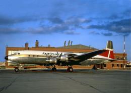 Aviation Postcard-WGA-1408 TRANSAIR Canada Douglas DC-7 - 1946-....: Ere Moderne