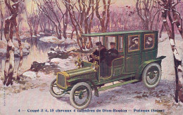 XXX Nw-(92) PUTEAUX - COUPE 3/4 , 15 CHEVAUX - 4 CYLINDRES DE DION BOUTON - ILLUSTRATEUR - Andere & Zonder Classificatie