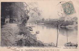 XXX Nw-(92) LEVALLOIS PERRET - PAYSAGE DANS L'ILE DE LA JATTE - Levallois Perret