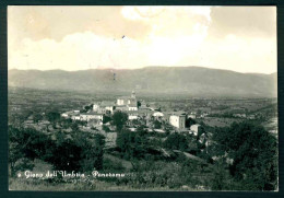 BF144 GIANO DELL' UMBRIA - PANORAMA - PERUGIA -1965 - Otros & Sin Clasificación