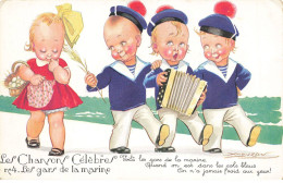 ILLUSTRATEUR #FG37770 MAUZAN CHANSONS CELEBRES ENFANTS ACCORDEON GARS DE LA MARINE - Mauzan, L.A.