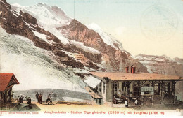 SUISSE #MK33342 JUNGFRAUBAHN STATION EIGERGLETSCHER MIT JUNGFRAU RESTAURANT - Other & Unclassified