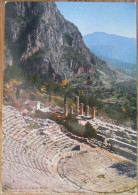 GREECE DELPHI APOLLO TEMPLE THEATER AMPHI POSTCARD ANSICHTSKARTE PICTURE CARTOLINA CARTE POSTALE POSTKARTE KARTE  CARD - Greece