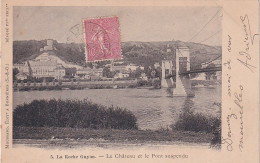 XXX Nw-(95) LA ROCHE GUYON - LE CHATEAU ET LE PONT SUSPENDU - La Roche Guyon