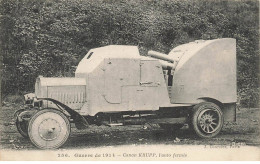 AUTO BLINDE #AS36606 GUERRE DE 1914 CANON KRUPP L AUTO FERMEE - Weltkrieg 1914-18