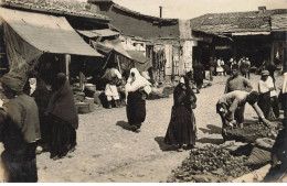 SERBIE #AS30554 BELGRADE BELGRAD UN MARCHE CARTE PHOTO 1920 - Servië