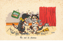 ILLUSTRATEUR #35196 GERMAINE BOURET EMY UN CAS DE DIVORCE CHAT CAT KATZE - Bouret, Germaine