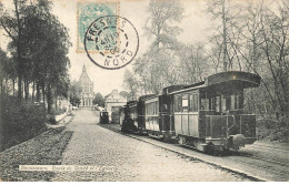 BELGIQUE #MK35745 BONSECOURS ROUTE DE CONDE ET L EGLISE TRAMWAY - Autres & Non Classés