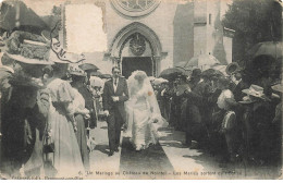 95 NOINTEL #AS30173 UN MARIAGE AU CHATEAU DE NOINTEL LES MARIES SORTENT DE L EGLISE - Autres & Non Classés