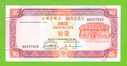 MACAU 10 PATACAS 2001  P-76b(1)  UNC - Macau