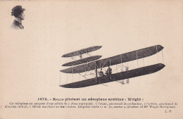 XXX Nw- ROLLS PILOTANT UN AEROPLANE SYSTEME " WRIGHT " - Aviateurs