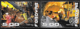 FEROE - TUNNEL SOUS-MARIN VAGATUNNILIN - N° 442 ET 443 - NEUF** MNH - Faeroër