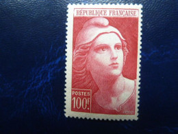 CX3 - France - YT 733 - Marianne De Gandon 100F Carmin - 1945 - MNH Mais Petites Traces D'adhérences Noire (album) - Unused Stamps