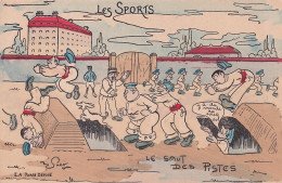 XXX Nw- LES SPORTS - LE SAUT DES PISTES - ILLUSTRATEUR  - Humorísticas