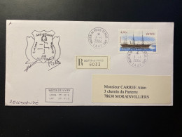 Lettre "TAAF" 01/01/2004 - 388 - TAAF - Saint Paul - Bateaux - Navire Dives - Storia Postale