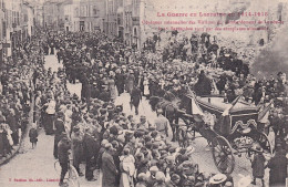 XXX Nw - GUERRE 1914 - GUERRE EN LORRAINE - OBSEQUES SOLENNELLES DES VICTIMES DU BOMBARDEMENT DE LUNEVILLE SEPT. 1915 - War 1914-18