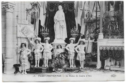 CPA BELGIQUE (TOURNAI RAMEGNIES ) (PENSIONNAT De ) ** PASSY FROYENNES  LA STATUE DE JEANNE D ARC ** - Tournai