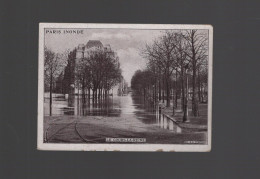 CPA - 75 - Paris Inondé - Le Cours-la-Reine - Überschwemmung 1910