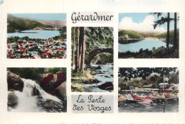 Navigation Sailing Vessels & Boats Themed Postcard Gerardmer Vosgesharbour Hydrobicycle - Voiliers