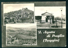 BF148 S AGATA DI PUGLIA - FOGGIA - 3 VEDUTE 1968 - Sonstige & Ohne Zuordnung